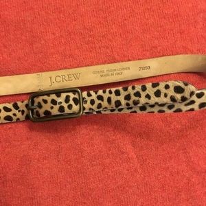 J Crew Cheetah/Leopard Belt
